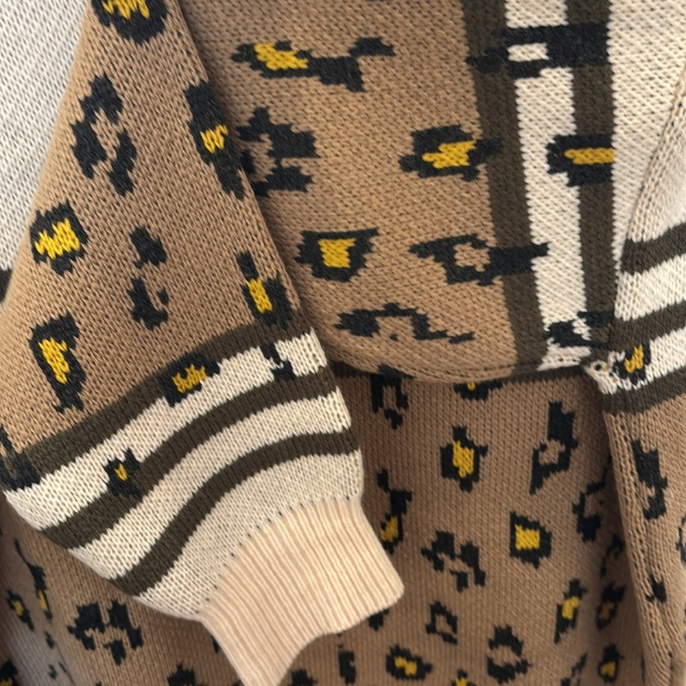Steve Madden Animal Print Sweater